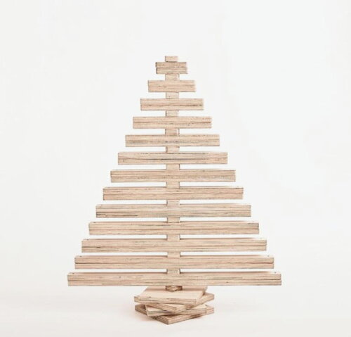 Árvore de Natal Montessori em Madeira Ecológica 85 cm