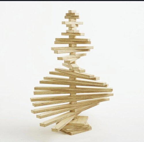 Árvore de Natal Montessori em Madeira Ecológica 85 cm