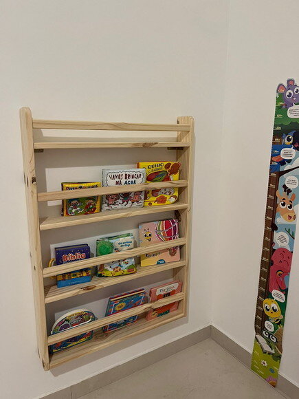 Estante Livreiro Montessori de Parede