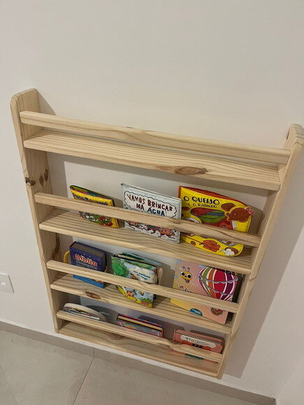 Estante Livreiro Montessori de Parede