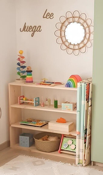 Estante Montessori 04 Níveis