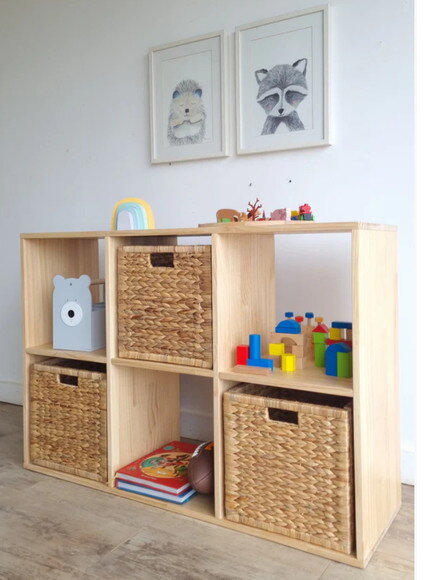 Estante Montessori 06 Divisórias (não Acompanha Cestos)