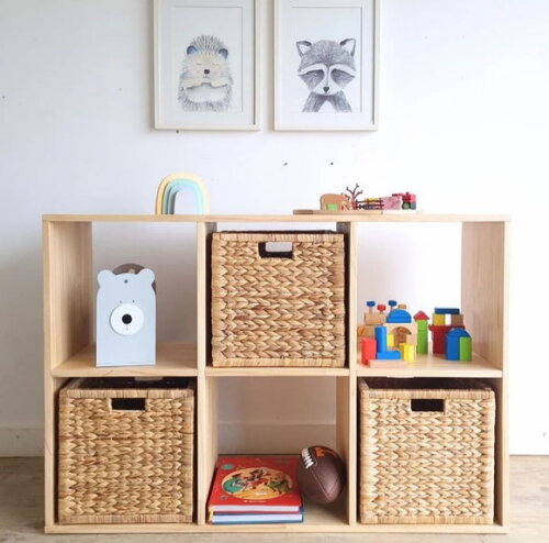 Estante Montessori 06 Divisórias (não Acompanha Cestos)