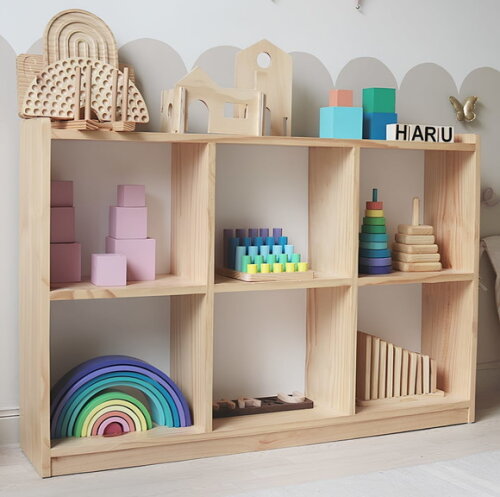 Estante Montessori 6 Divisórias