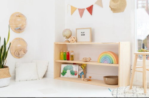 Estante Montessori Tripla