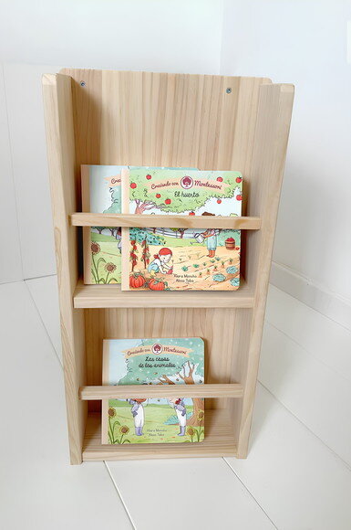 Mesinha Lateral Montessori Kids com Livreiro Grande