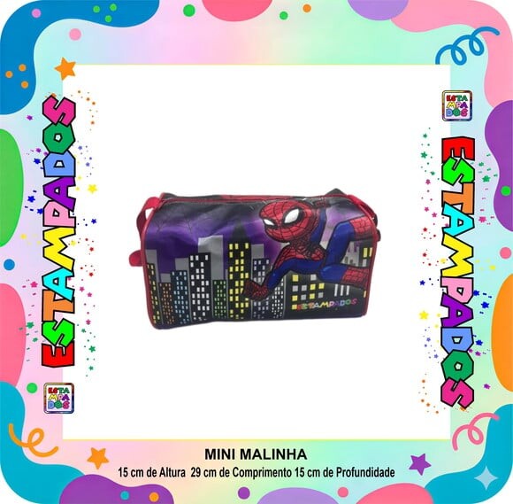 Mini Malinha 05 Unid - Homem Aranha