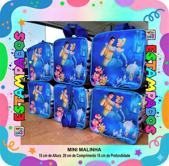 Mini Malinha 50 Unid - Cinderela