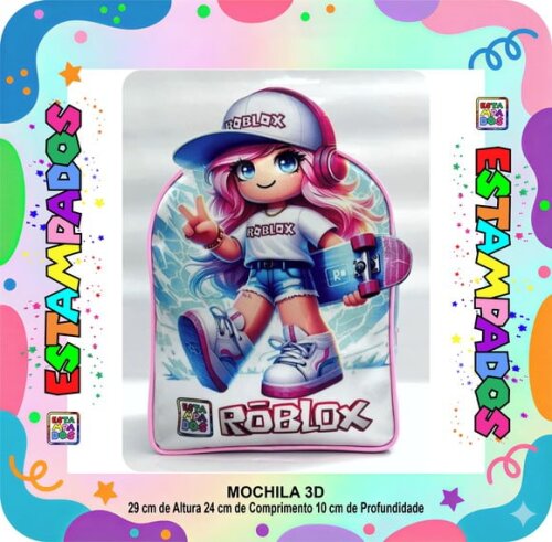 Mochila Roblox 3d