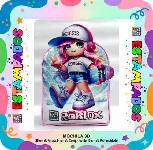 Mochila Roblox 3d
