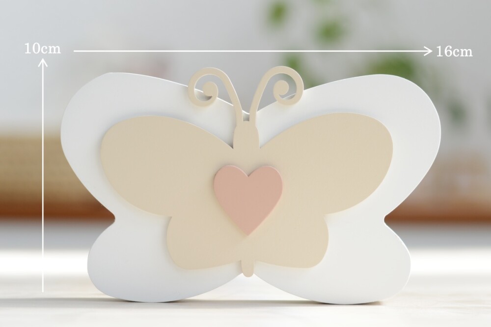 Kit Borboletas Decoração Maternidade Infantil Rosê Bege Pratel