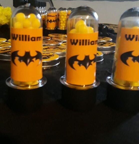 Tubete Personalizado - Tema Batman