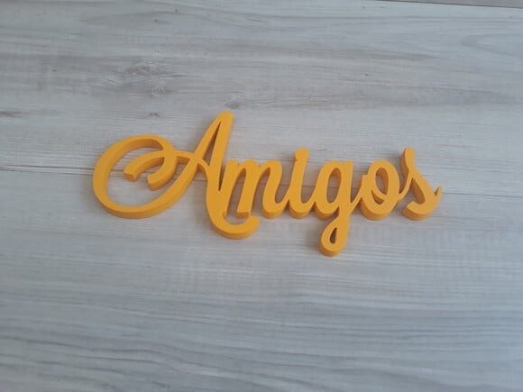 Amigos - linha LS - Palavra Decorativa de Parede