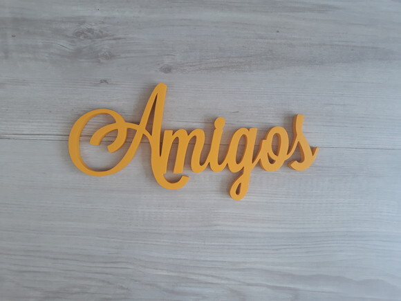 Amigos - linha LS - Palavra Decorativa de Parede