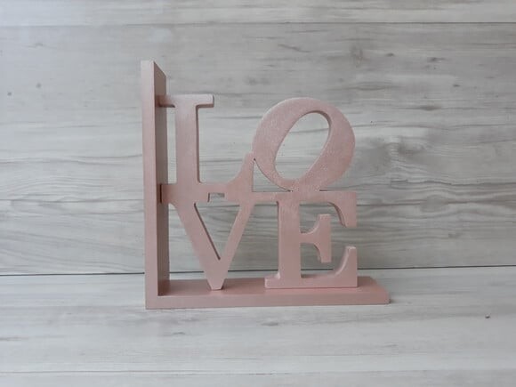 Aparador de Livros Love NY - Rose Gold