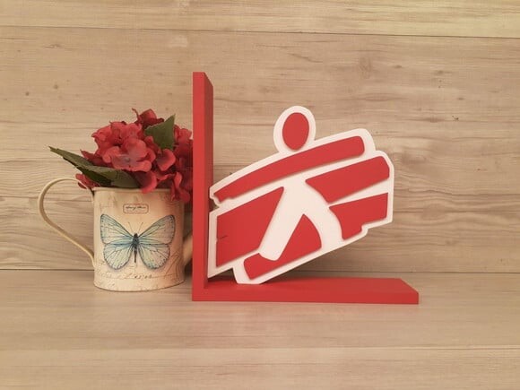 Aparador de Livros PERSONALIZADO - Médicos sem Fronteiras