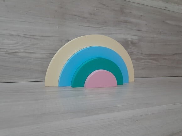Arco Íris de mesa em mdf - 4 cores