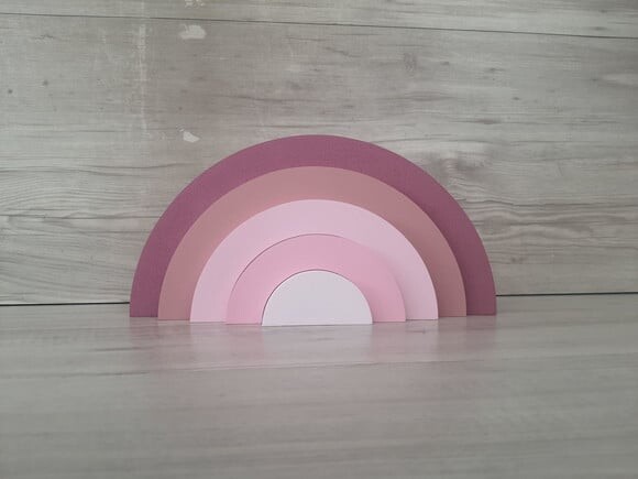 Arco Íris de Mesa em mdf - 5 Arcos - Cores Personalizadas