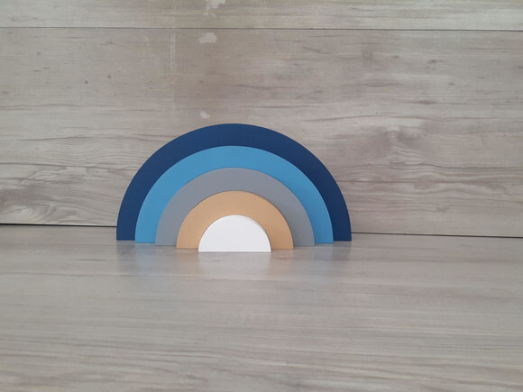 Arco Íris de Mesa em mdf - 5 Arcos - Cores Personalizadas