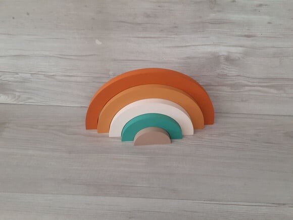 Arco Íris de Mesa em mdf - 5 Arcos - Cores Personalizadas