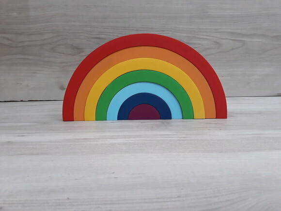 Arco Íris de mesa em mdf - 7 cores