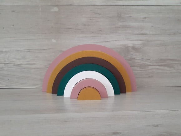 Arco Íris de mesa em mdf - CORES PERSONALIZADAS