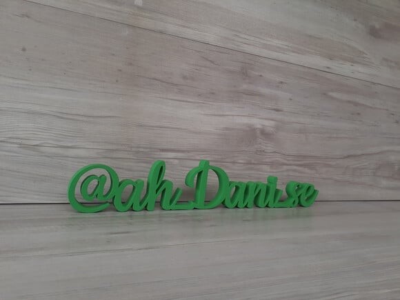 Arroba @Personalizado - peça de mesa em mdf