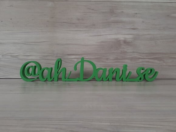 Arroba @Personalizado - peça de mesa em mdf