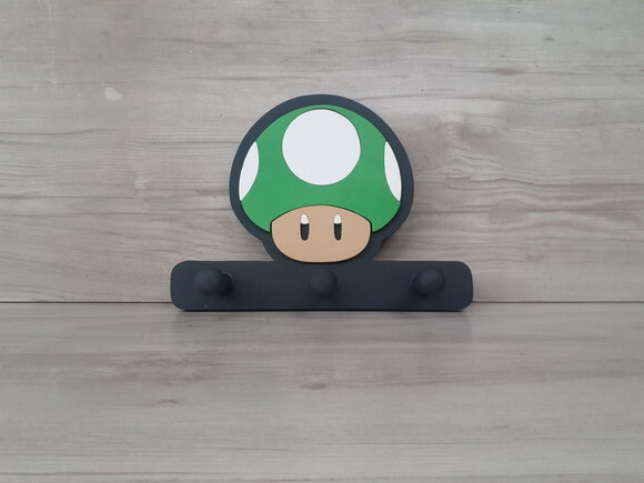 Cabideiro Super Mario - Cogumelo Vida