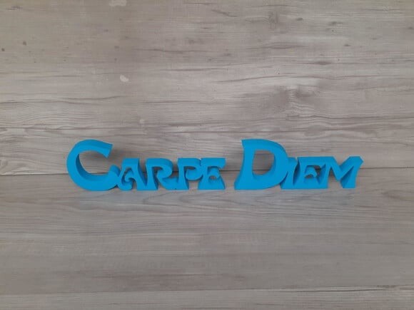 Carpe Diem - Letras Decorativas