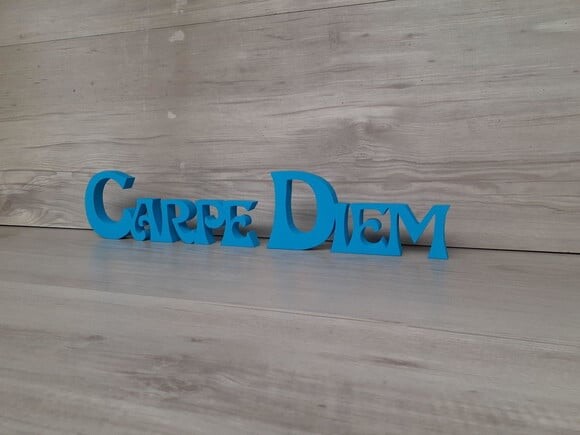 Carpe Diem - Letras Decorativas