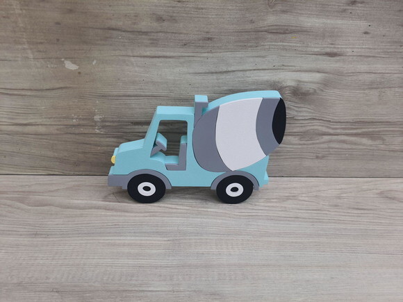 Carrinho Decorativo em mdf para Mesa - Betoneira