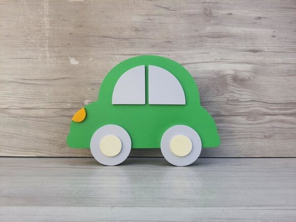 Carrinho Decorativo em mdf para Mesa - Fusca