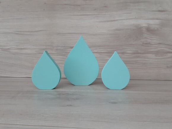Chuva de amor - Gotas de mesa - Decoração Festa Arco Íris