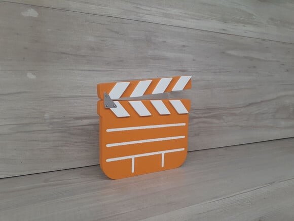 Claquete decorativa de mesa - MDF