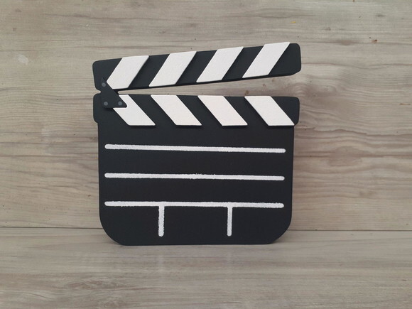 Claquete decorativa de mesa - MDF