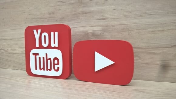 Combo Mídias Sociais - Simbolo Youtube e Youtube Play