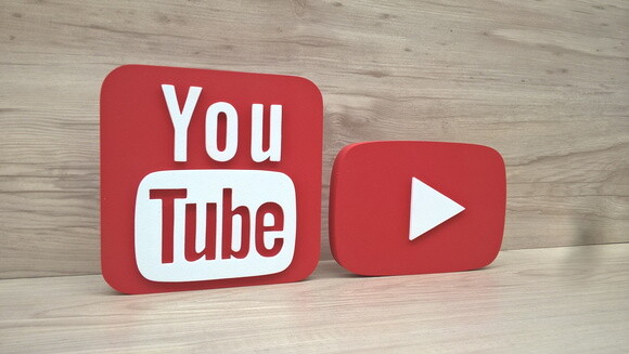 Combo Mídias Sociais - Simbolo Youtube e Youtube Play