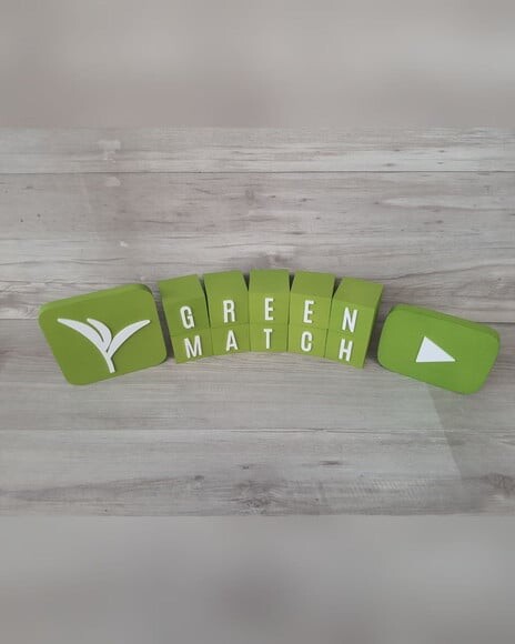 Combo Personalizado - Nome em Cubos 10 Letras + Símbolos