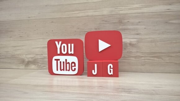 Combo Youtube - Nome em Cubos 2 Letras + Símbolos