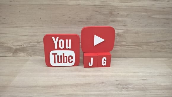 Combo Youtube - Nome em Cubos 2 Letras + Símbolos