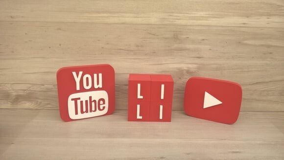 Combo Youtube - Nome em Cubos 4 Letras + Símbolos