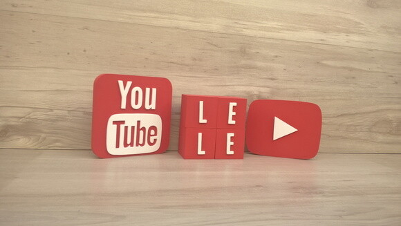 Combo Youtube - Nome em Cubos 4 Letras + Símbolos