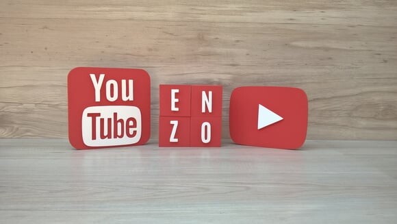 Combo Youtube - Nome em Cubos 4 Letras + Símbolos