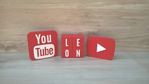 Combo Youtube - Nome em Cubos 4 Letras + Símbolos