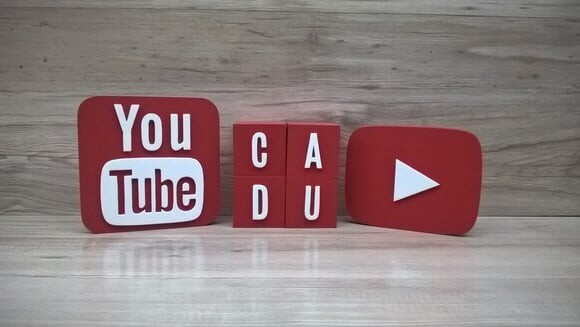 Combo Youtube - Nome em Cubos 4 Letras + Símbolos