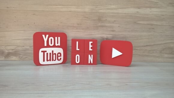 Combo Youtube - Nome em Cubos 4 Letras + Símbolos