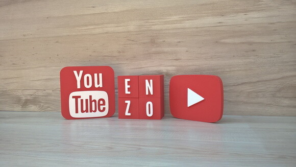 Combo Youtube - Nome em Cubos 4 Letras + Símbolos