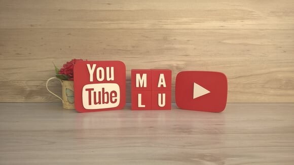 Combo Youtube - Nome em Cubos 4 Letras + Símbolos