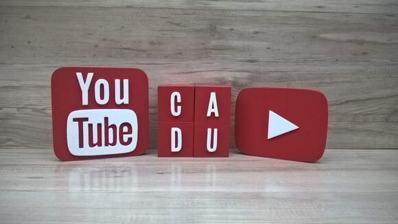 Combo Youtube - Nome em Cubos 4 Letras + Símbolos